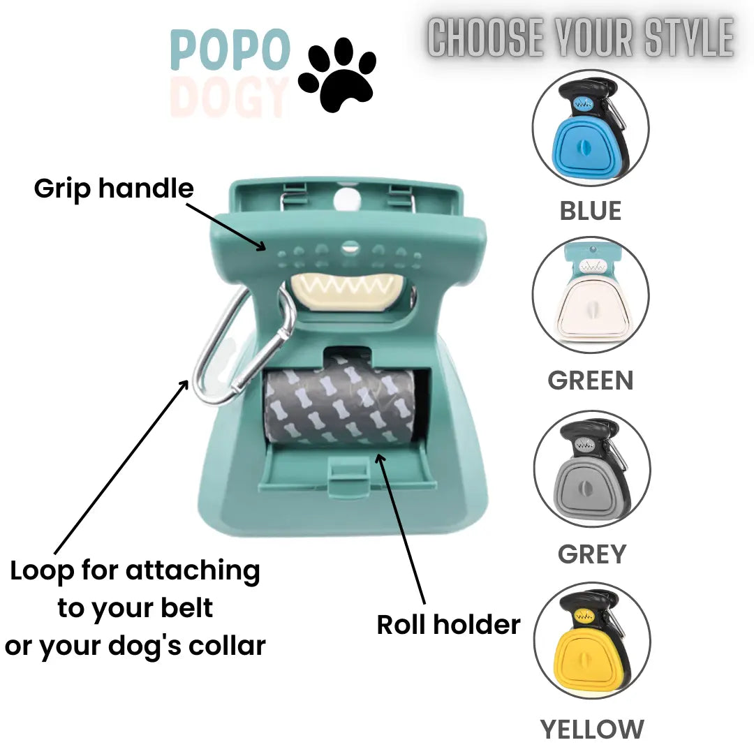 PORTABLE FOLDABLE DOG WASTE SCOOPER